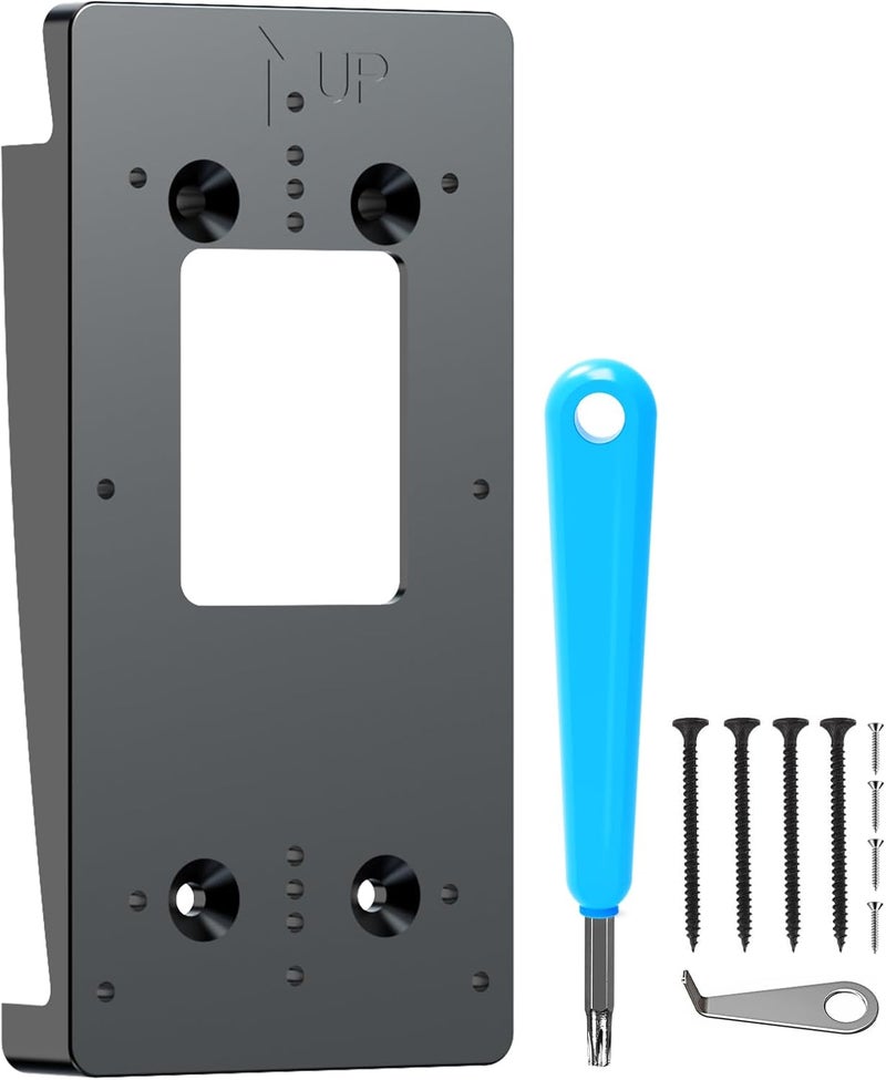 Mamerry Doorbell Vinyl Siding Mount Compatible with Video Doorbell for Corner Mounting Wedge Kit (4" Standard Vinyl Siding Only) - Image 1